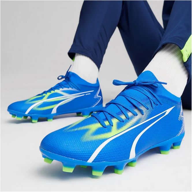Puma ULTRA MATCH FG/AG Fussballschuh - blue pro green Puma ULTRA MATCH FG/AG Fussballschuh - blue pro green