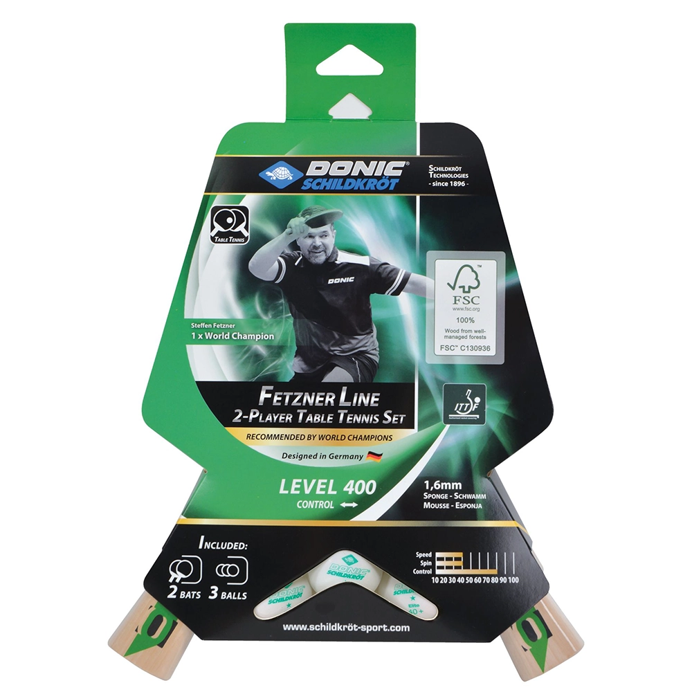 Donic Schildkröt Tischtennis-Set Fetzner 400 FSC