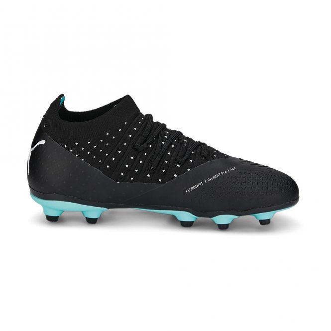 Puma FUTURE Z 3.4 FG/AG JR Fussballschuh - black quarry elektro aqua white Puma FUTURE Z 3.4 FG/AG JR Fussballschuh - black quarry elektro aqua white