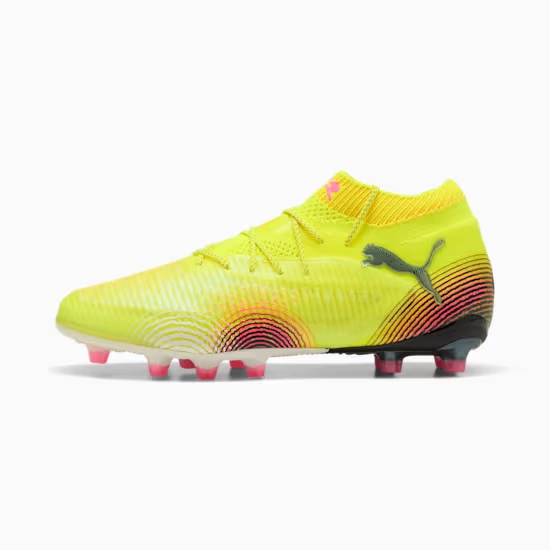 Puma FUTURE 8 ULTIMATE AG Fußballschuhe Unisex – Yellow Alert