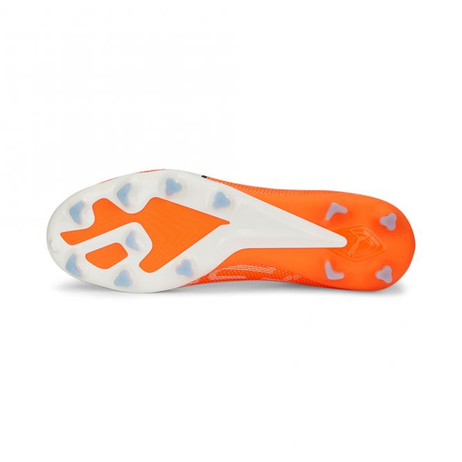 Puma ULTRA MATCH+ LL FG/AG Fussballschuh - ultra orange white blue glimmer Puma ULTRA MATCH+ LL FG/AG Fussballschuh - ultra orange white blue glimmer