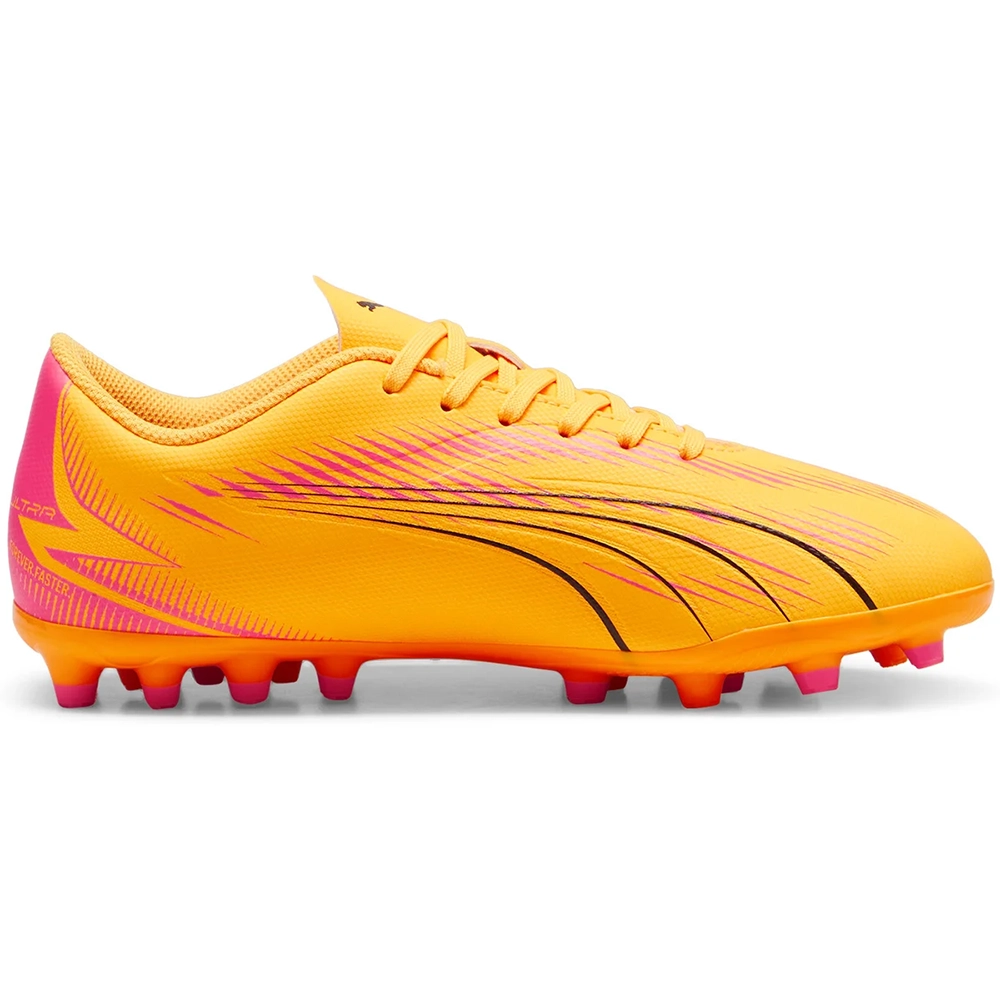 Puma ULTRA PLAY MG JR Rasen + Kunstrasenschuh - Sun Stream/Black Sunset Glow