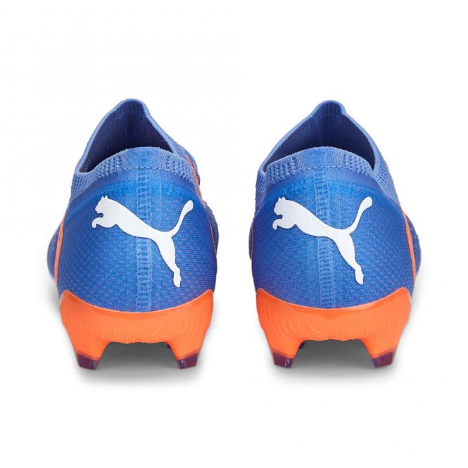 Puma FUTURE ULTIMATE Low FG/AG Fussballschuh - Blue Glimmer White Ultra Orange Puma FUTURE ULTIMATE Low FG/AG Fussballschuh - Blue Glimmer White Ultra Orange