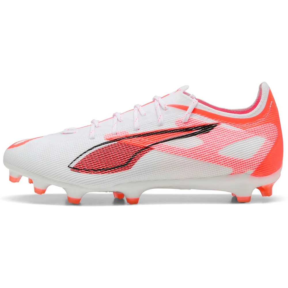 Puma ULTRA 5 PRO FG/AG Fußballschuhe – White/Black Glowing Red Puma ULTRA 5 PRO FG/AG Fußballschuhe – White/Black Glowing Red
