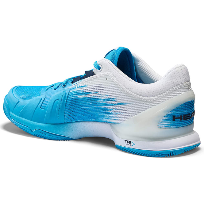 Head Sprint Pro 3.0 Clay Herren Tennisschuh weiß blau Head Sprint Pro 3.0 Clay Herren Tennisschuh weiß blau