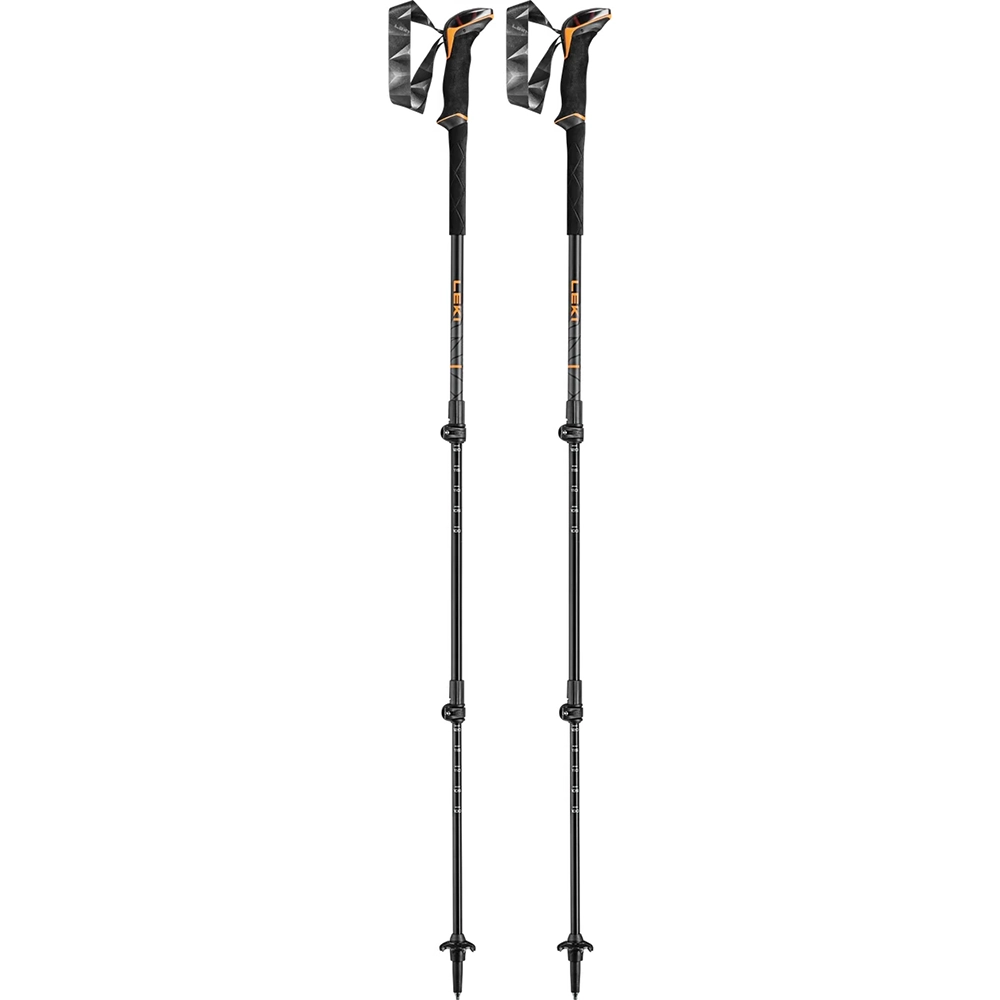 LEKI Makalu Lite Trekkingstock – orange/black/dark anthracite