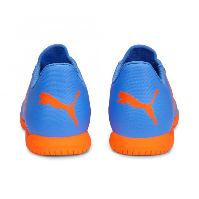 Puma FUTURE PLAY IT Hallenschuh - blue glimmer white ultra orange Puma FUTURE PLAY IT Hallenschuh - blue glimmer white ultra orange