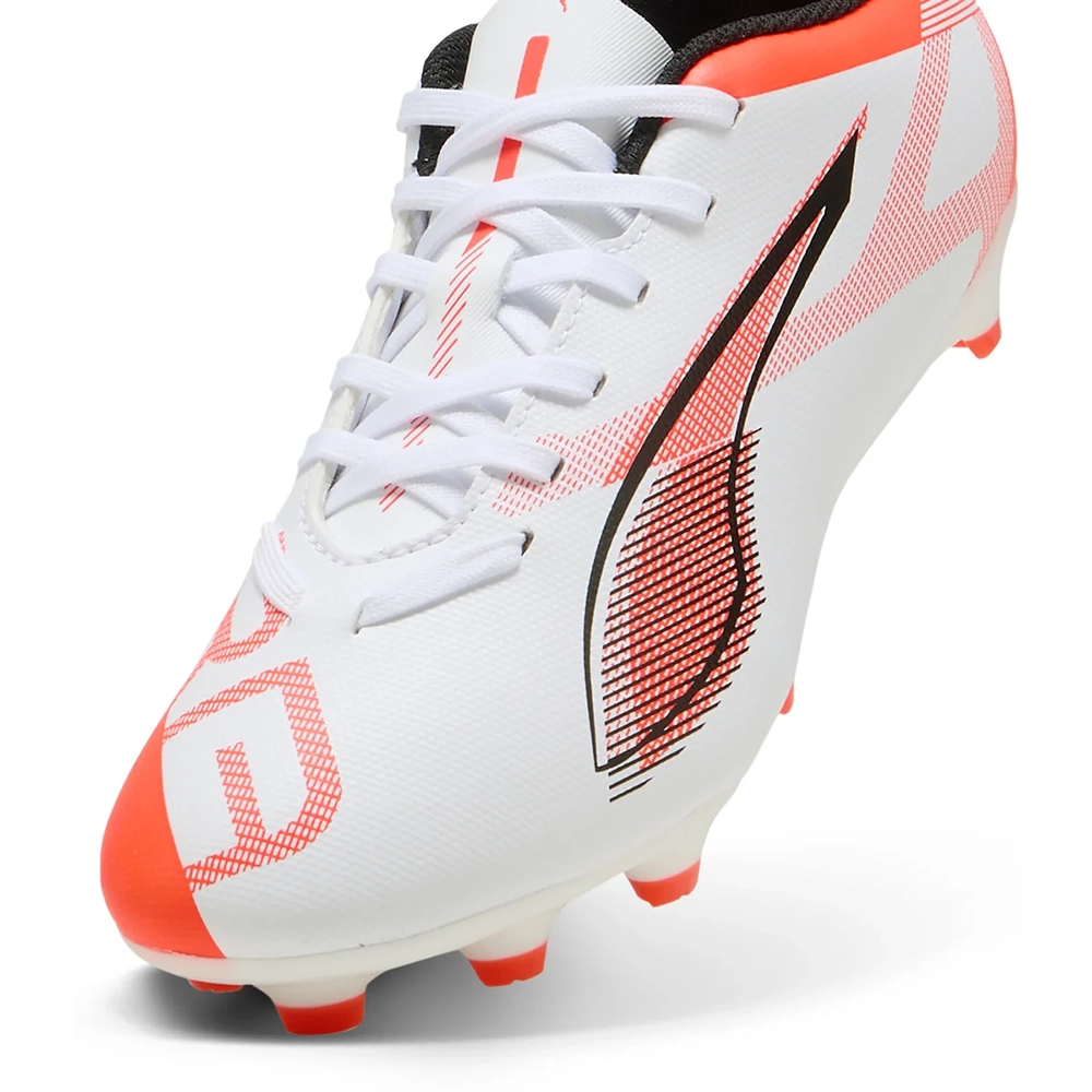 Puma ULTRA 5 PLAY FG/AG Jr Fußballschuhe Kinder – White/Black Glowing Red Puma ULTRA 5 PLAY FG/AG Jr Fußballschuhe Kinder – White/Black Glowing Red