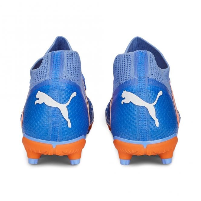 Puma FUTURE PRO FG/AG JR Fussballschuh - Blue Glimmer White Ultra Orange Puma FUTURE PRO FG/AG JR Fussballschuh - Blue Glimmer White Ultra Orange