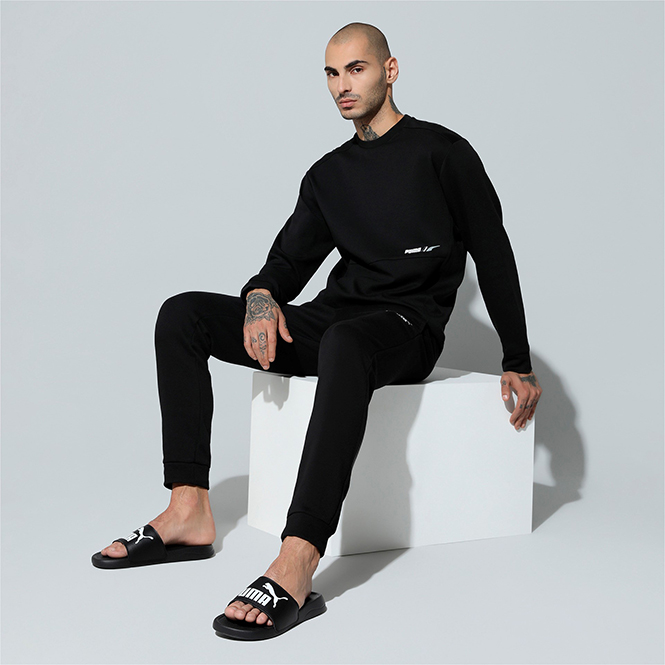 PUMA Popcat 20 Badeschuhe Herren - black, white PUMA Popcat 20 Badeschuhe Herren - black, white