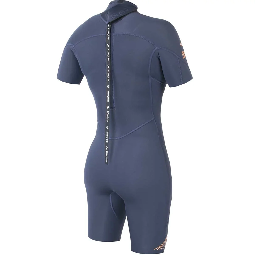 Soöruz Shorty 2/2 Back-Zip Fly für Damen – Navy Blue