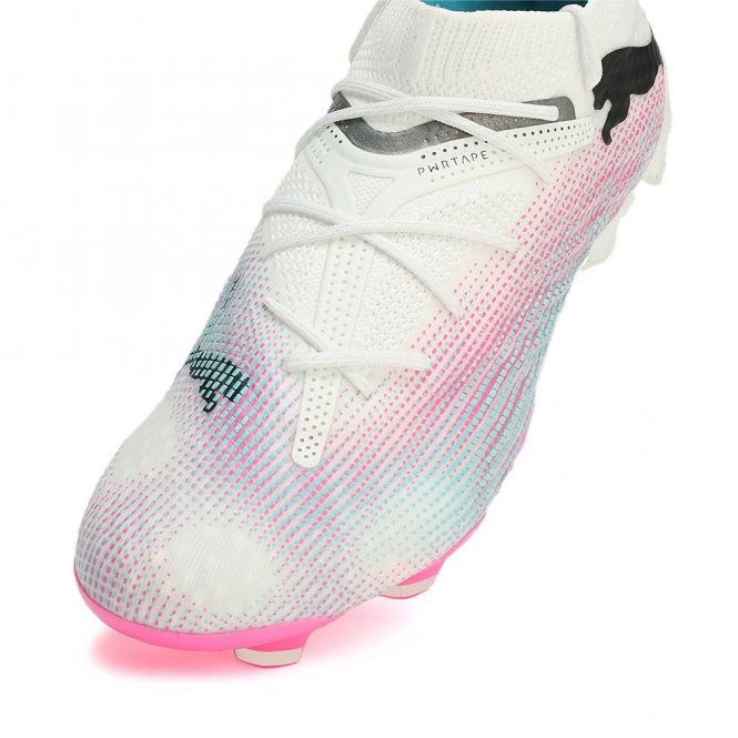 Puma FUTURE 7 ULTIMATE Low FG/AG Fussballschuh - white poison pink Puma FUTURE 7 ULTIMATE Low FG/AG Fussballschuh - white poison pink