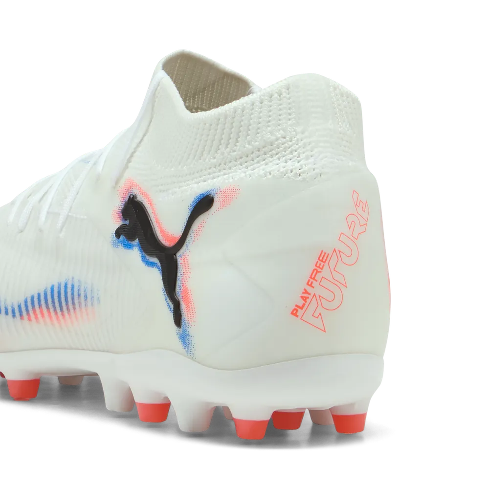 Puma FUTURE 8 PRO MG Fußballschuhe – White Black Glowing Red