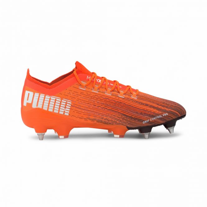 Puma ULTRA 1.1 MxSG Stollenschuh shocking orange schwarz Puma ULTRA 1.1 MxSG Stollenschuh shocking orange schwarz
