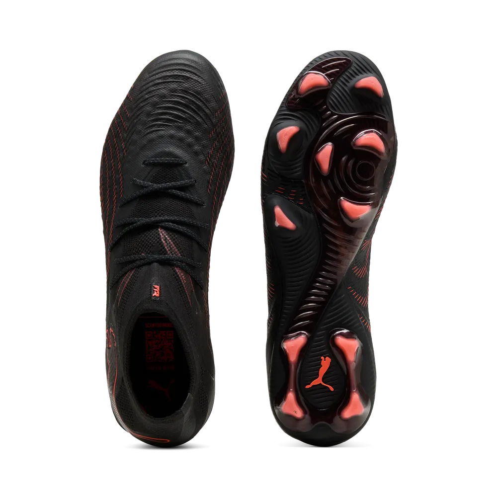 Puma FUTURE 9 ULTIMATE FG Fußballschuhe – Black/Glowing Red/Strong Grey