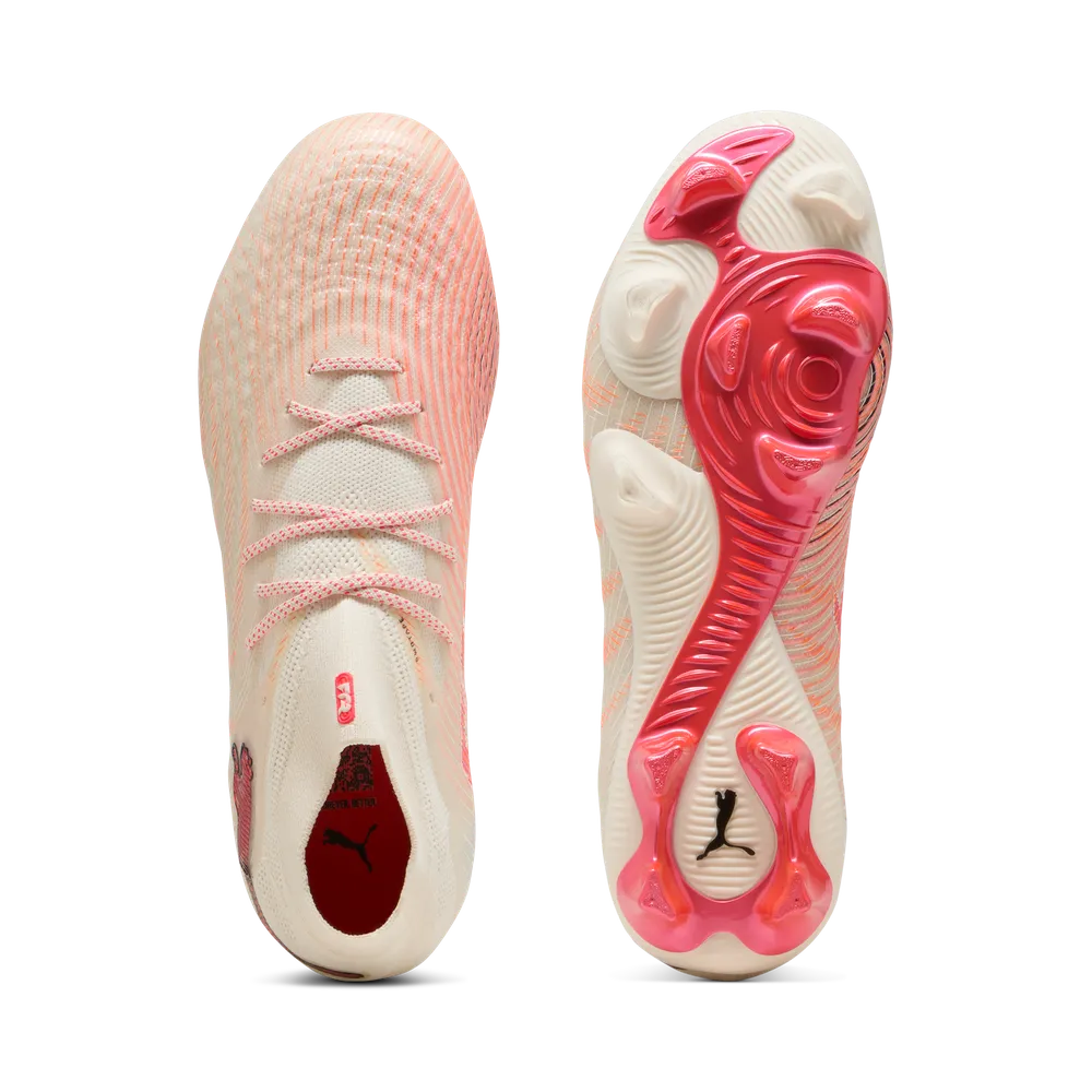 Puma FUTURE 9 ULTIMATE FG Damen Fußballschuhe – Sugared Almond / White / Ultra Red / Black