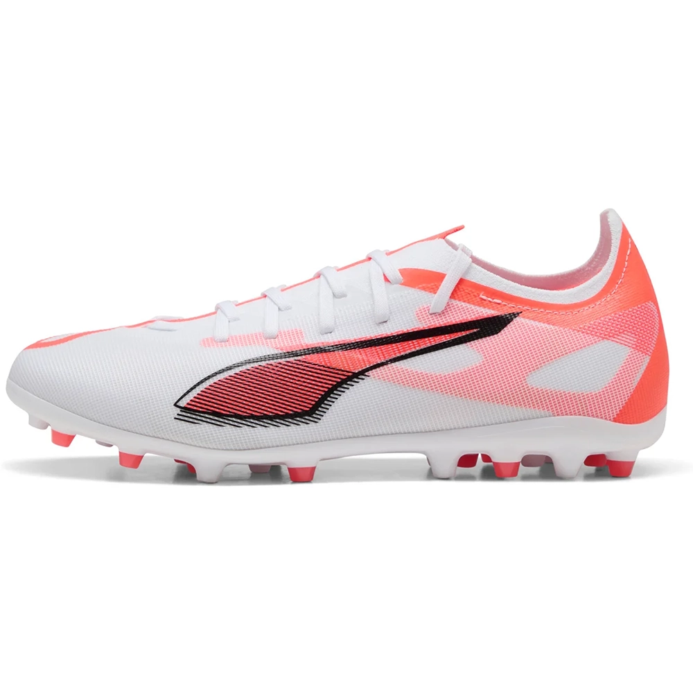 Puma ULTRA 5 MATCH MG Fußballschuhe – White/Black/Glowing Red Puma ULTRA 5 MATCH MG Fußballschuhe – White/Black/Glowing Red