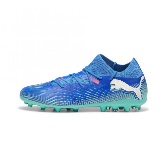 Puma FUTURE 7 MATCH MG Rasen + Kunstrasenschuh - Bluemazing/Weiß/Electric Peppermint Puma FUTURE 7 MATCH MG Rasen + Kunstrasenschuh - Bluemazing/Weiß/Electric Peppermint