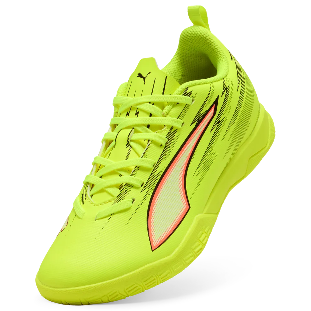 Puma ULTRA 6 PLAY IT Jr Hallenfußballschuhe Kinder – Yellow Alert