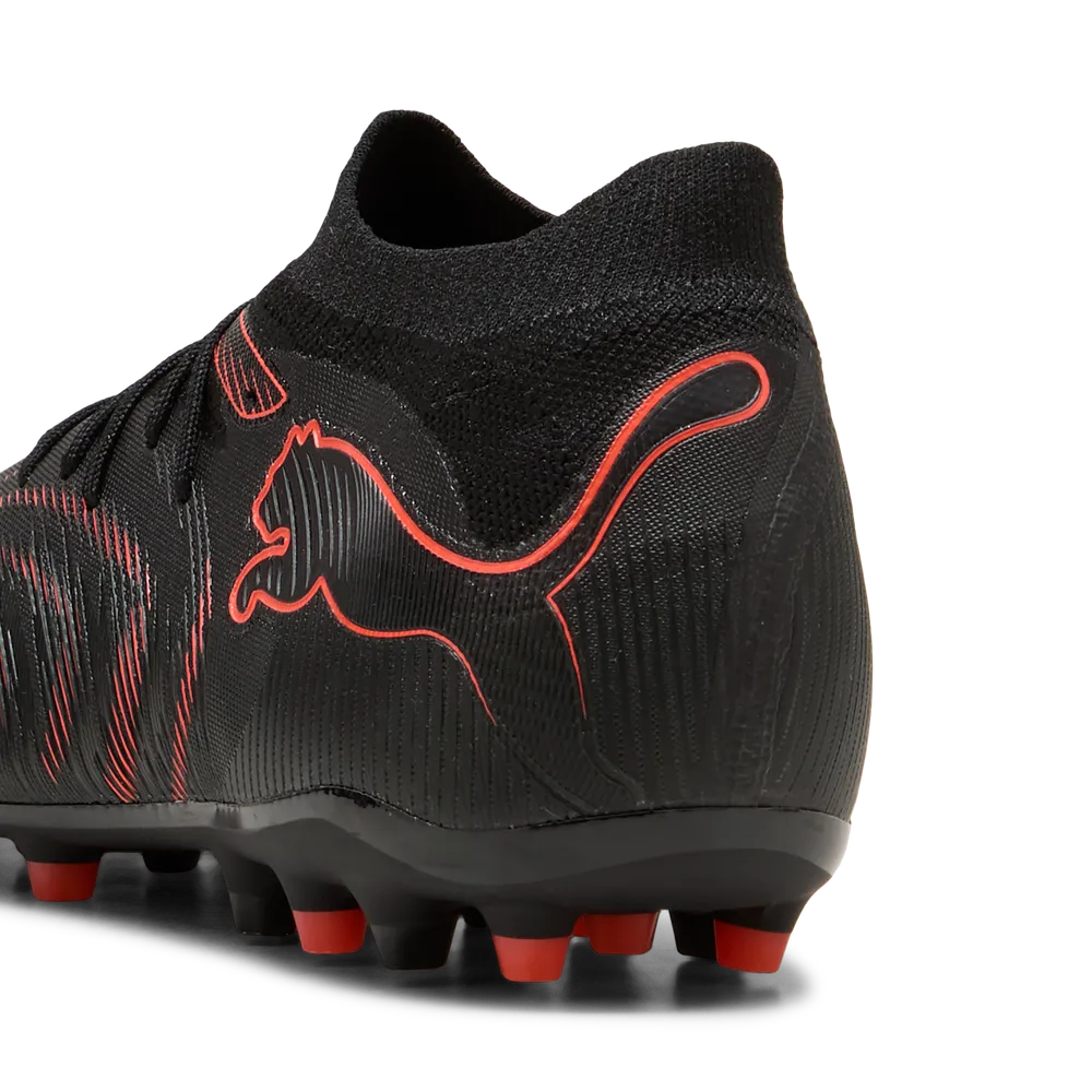 Puma FUTURE 9 MATCH MG Fußballschuhe – Black/Glowing Red/Strong Grey