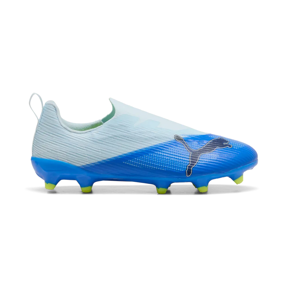 Puma ULTRA 7 MATCH LL FG/AG Fussballschuh Kinder - Ultra Blue / Icy Blue / Black / Lime Squeeze