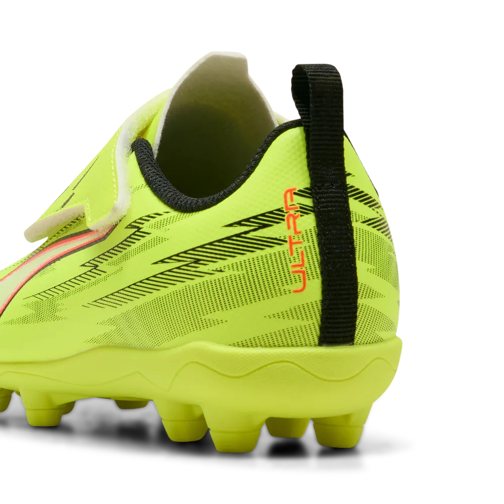 Puma ULTRA 6 PLAY V FG/AG Jr Fußballschuhe Kinder – Yellow Alert/Black/Glowing Red/Lime Puma ULTRA 6 PLAY V FG/AG Jr Fußballschuhe Kinder – Yellow Alert/Black/Glowing Red/Lime