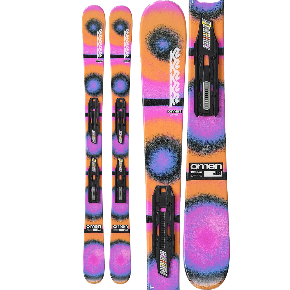 K2 OMEN Junior Kinder Freestyle Ski inkl. FDT 7 Bindung - 2024/25 