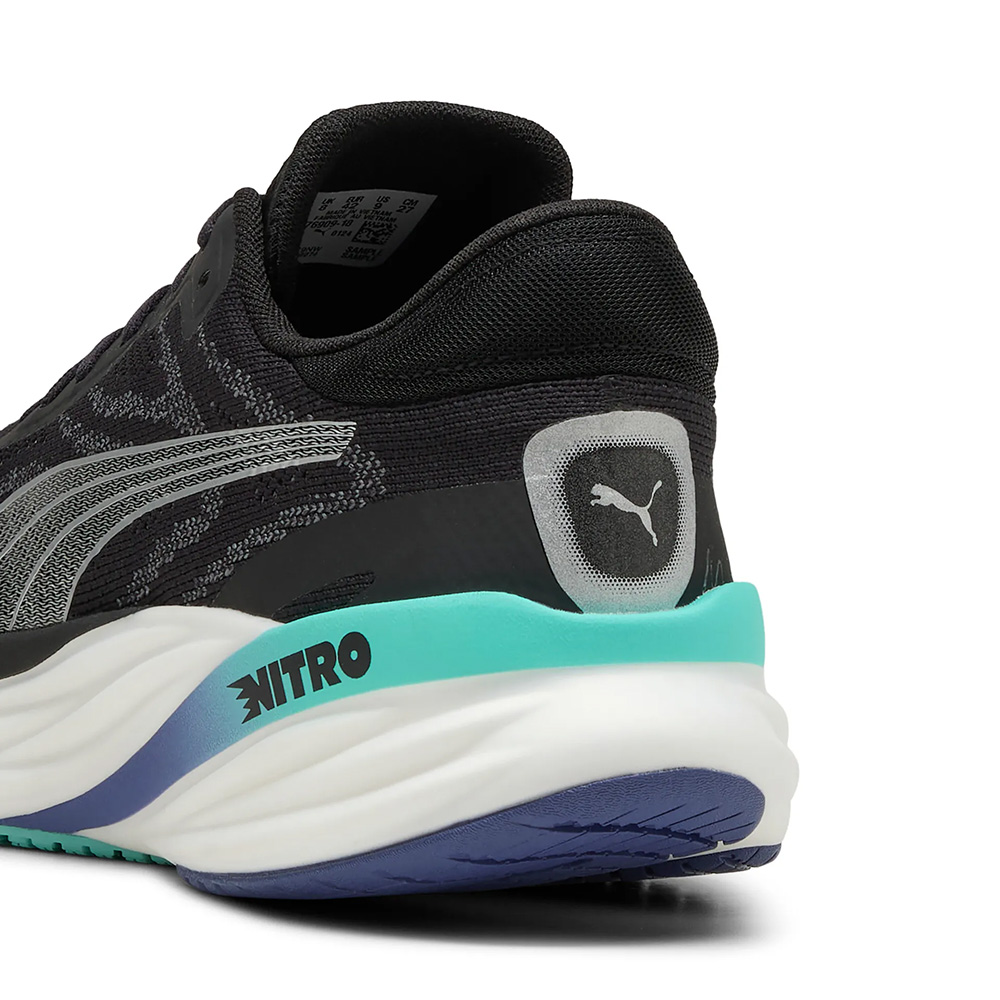 Puma Magnify NITRO™ 2 Laufschuhe für Herren - Black-Aquatic-Blue