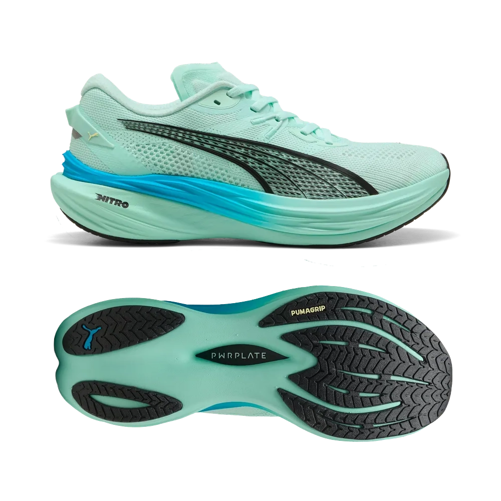 Puma Deviate NITRO™ 3 - Mint Melt/Speed Blue - Laufschuhe für Herren