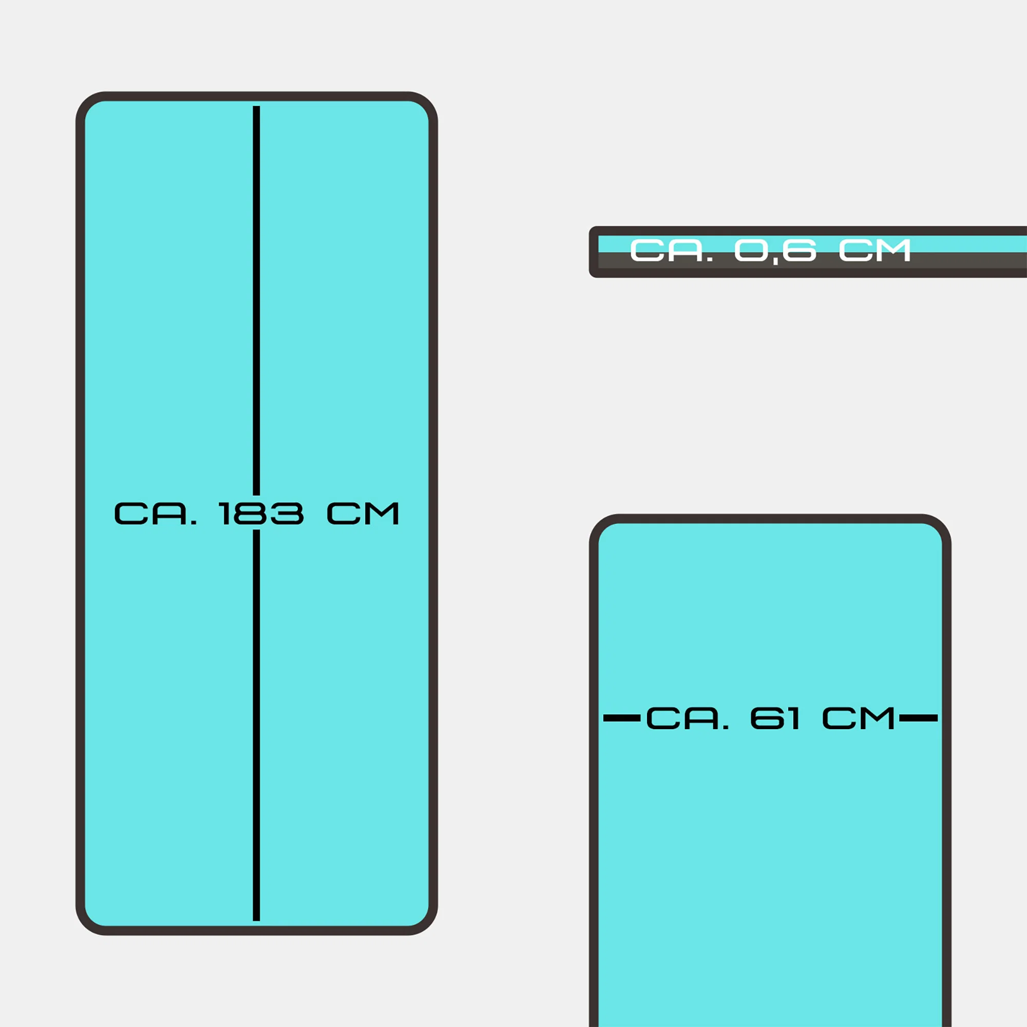 Deuser® Yoga Matte TPE - verschiedene Farben Deuser® Yoga Matte TPE - verschiedene Farben