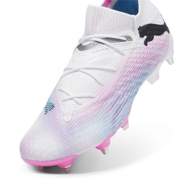Puma FUTURE 7 ULTIMATE MxSG Fussballschuh - white poison pink Puma FUTURE 7 ULTIMATE MxSG Fussballschuh - white poison pink