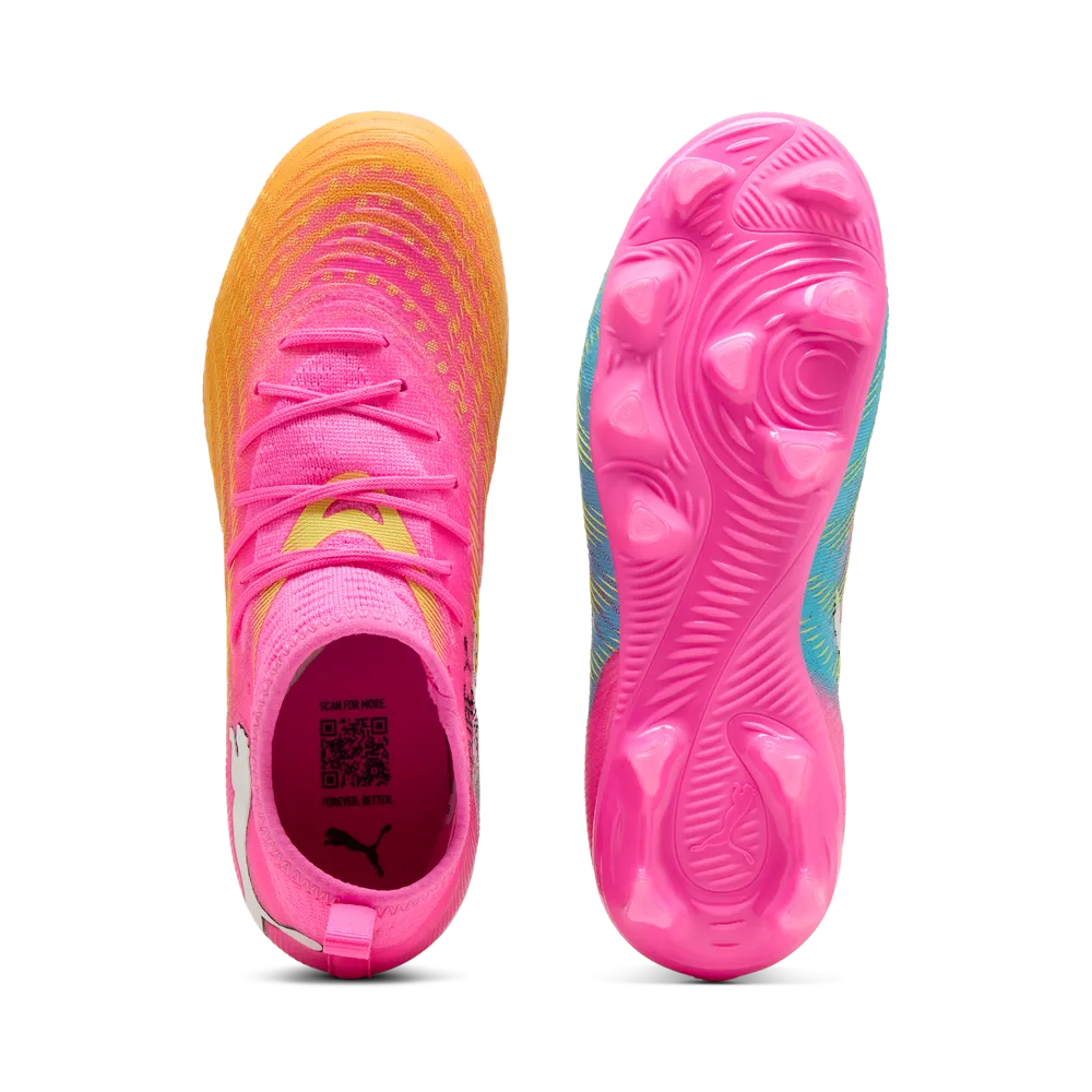 Puma FUTURE 9 MATCH FG/AG Jr Fußballschuhe Kinder – Poison Pink/Aqua/White Puma FUTURE 9 MATCH FG/AG Jr Fußballschuhe Kinder – Poison Pink/Aqua/White
