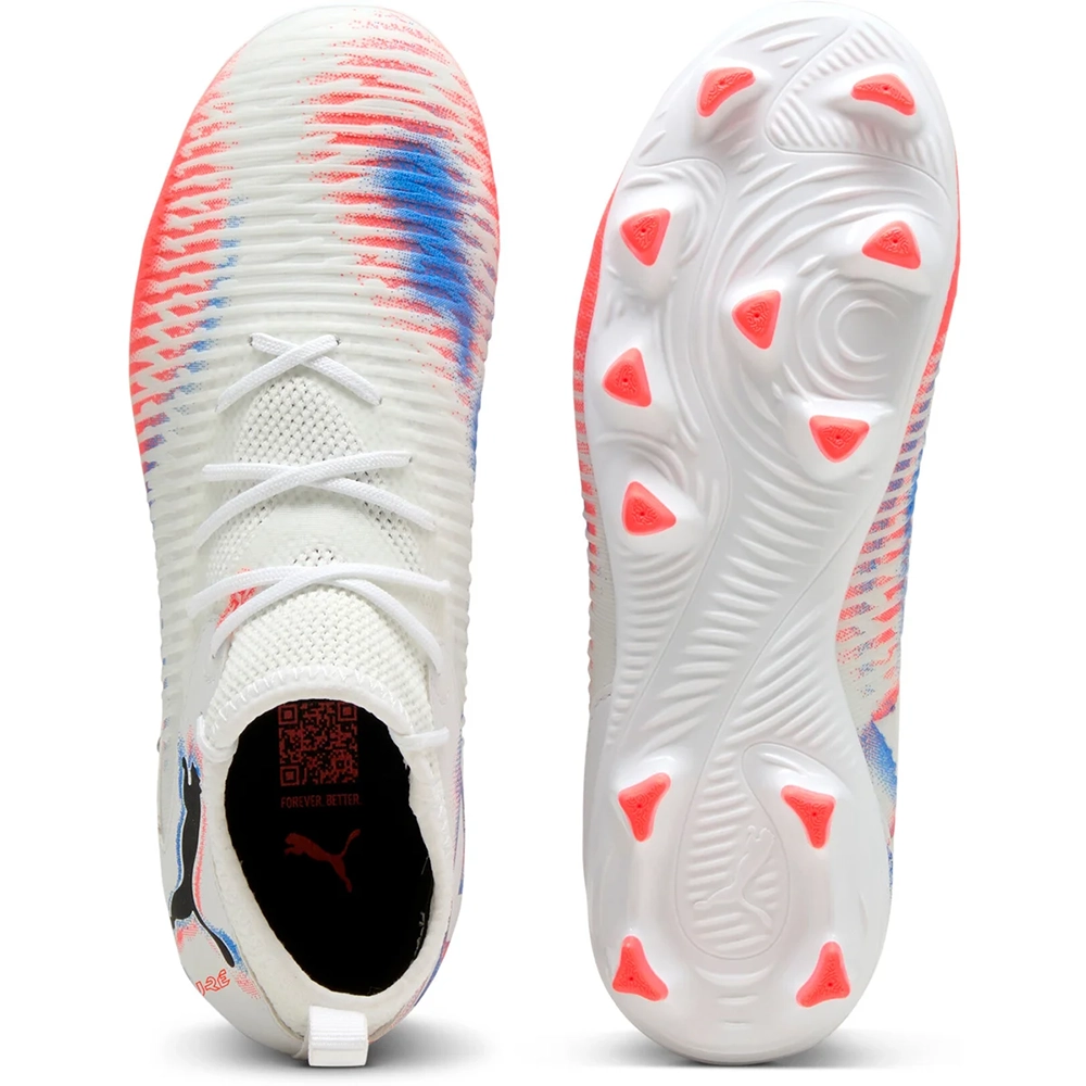 Puma FUTURE 8 MATCH FG/AG Jr Fußballschuhe Kinder – White/Black Glowing Red Puma FUTURE 8 MATCH FG/AG Jr Fußballschuhe Kinder – White/Black Glowing Red