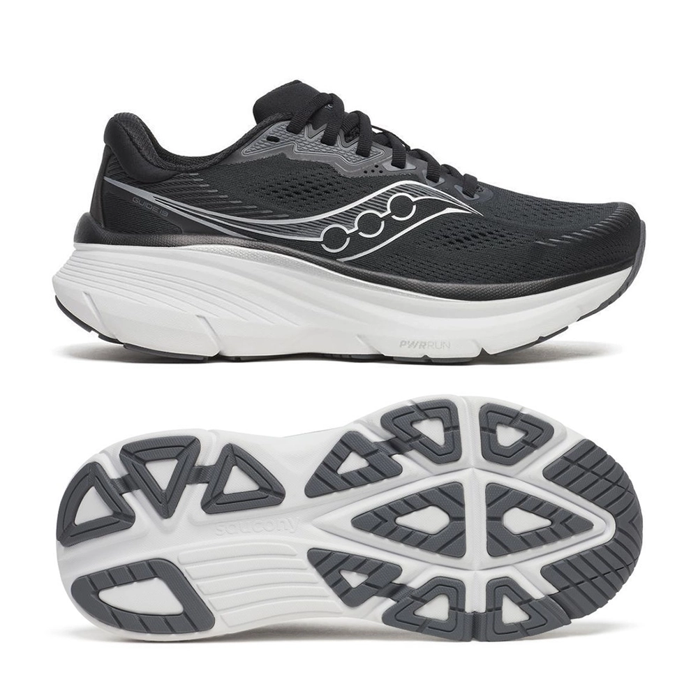 saucony Guide 19 Damen Stabilität-Laufschuh – Black | Silver saucony Guide 19 Damen Stabilität-Laufschuh – Black | Silver