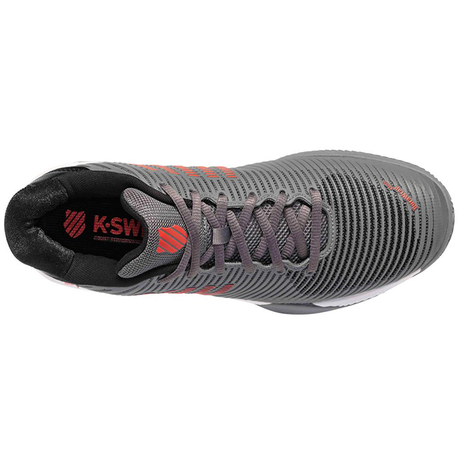 K-SWISS Hypercourt Express 2 HB Herren Tennisschuh - grau orange K-SWISS Hypercourt Express 2 HB Herren Tennisschuh - grau orange