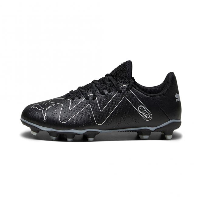 Puma FUTURE PLAY FG/AG JR Fussballschuh - black silver Puma FUTURE PLAY FG/AG JR Fussballschuh - black silver
