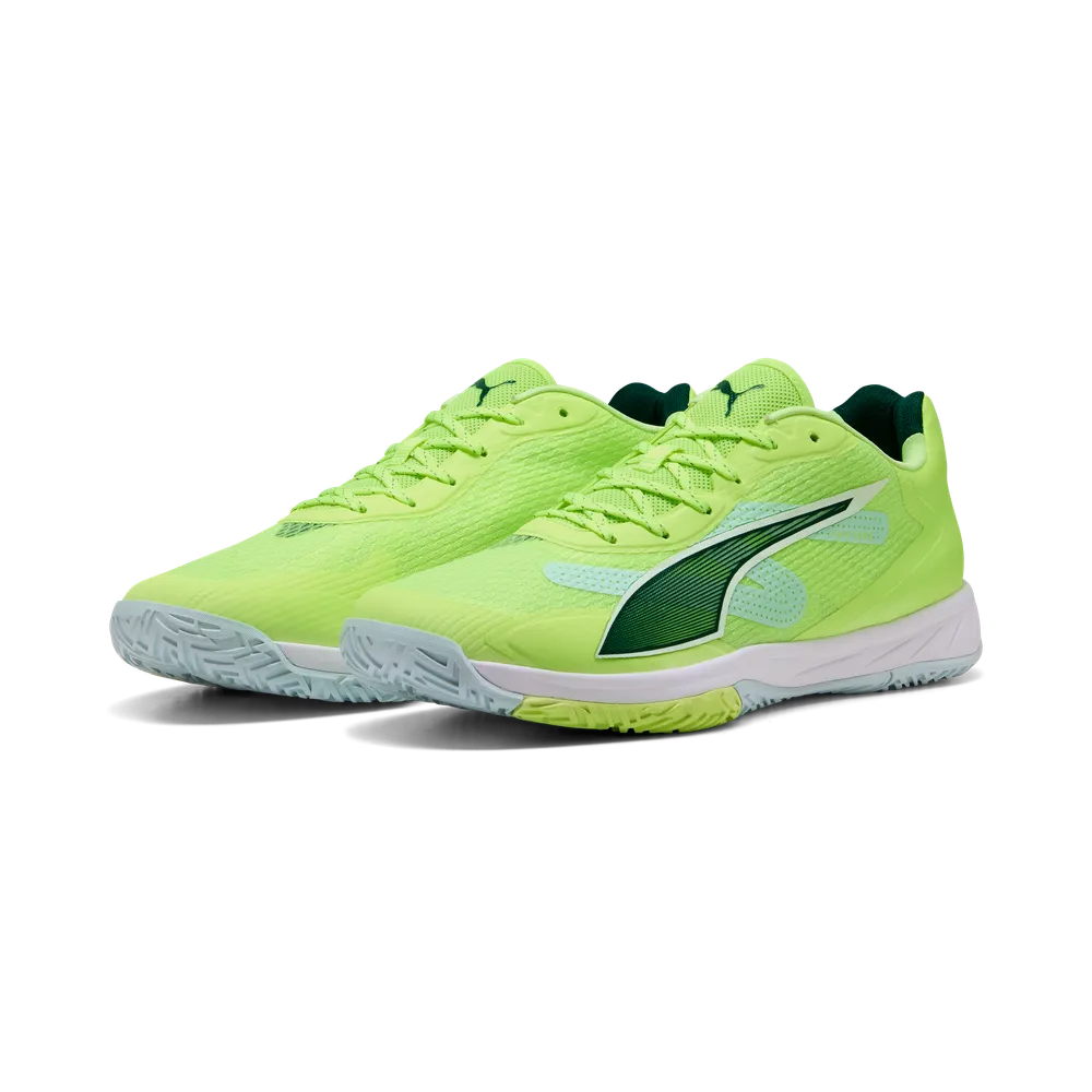 PUMA Accelerate Turbo 4 Fizzy Green/White/Silver - Handballschuhe Herren PUMA Accelerate Turbo 4 Fizzy Green/White/Silver - Handballschuhe Herren