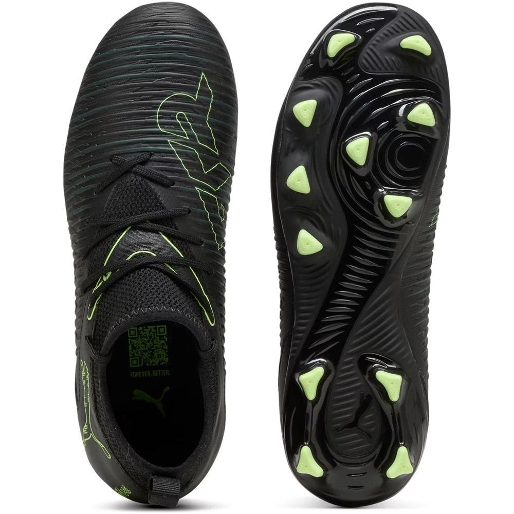Puma FUTURE 8 MATCH FG/AG Jr Fußballschuhe Kinder - Black/Fizzy Green