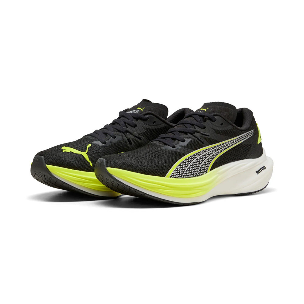 Puma Deviate NITRO™ 3 - Black-Yellow - Laufschuhe für Herren