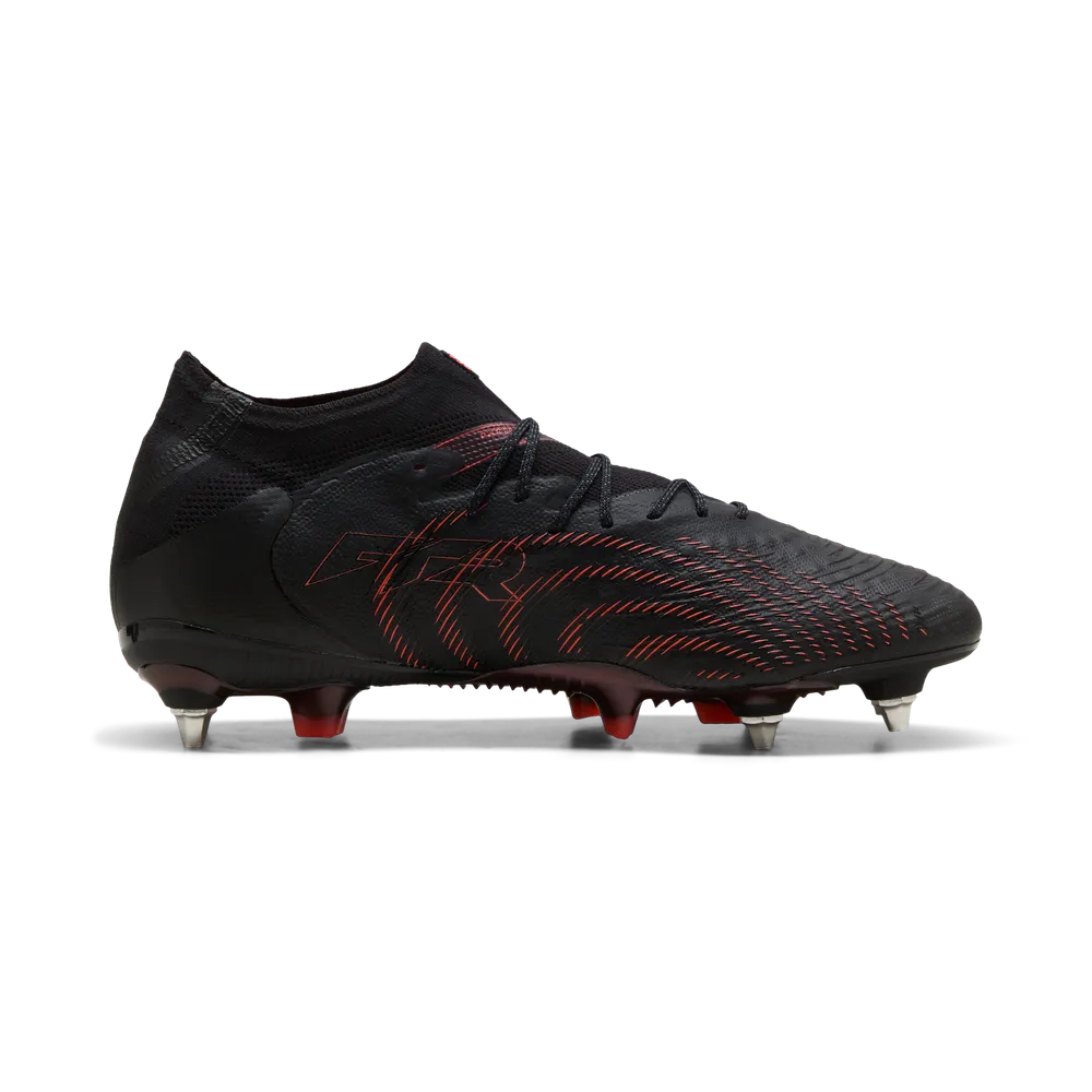 Puma FUTURE 9 ULTIMATE MxSG Fußballschuhe – Black/Glowing Red/Strong Grey Puma FUTURE 9 ULTIMATE MxSG Fußballschuhe – Black/Glowing Red/Strong Grey