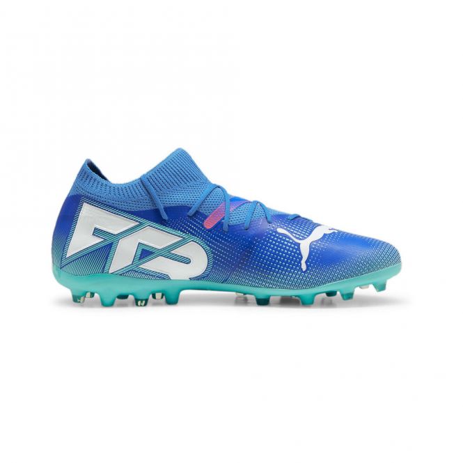 Puma FUTURE 7 MATCH MG Rasen + Kunstrasenschuh - Bluemazing/Weiß/Electric Peppermint Puma FUTURE 7 MATCH MG Rasen + Kunstrasenschuh - Bluemazing/Weiß/Electric Peppermint