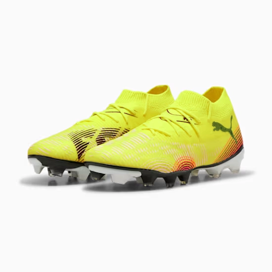 Puma FUTURE 8 MATCH FG/AG Fußballschuhe Damen - Yellow Alert