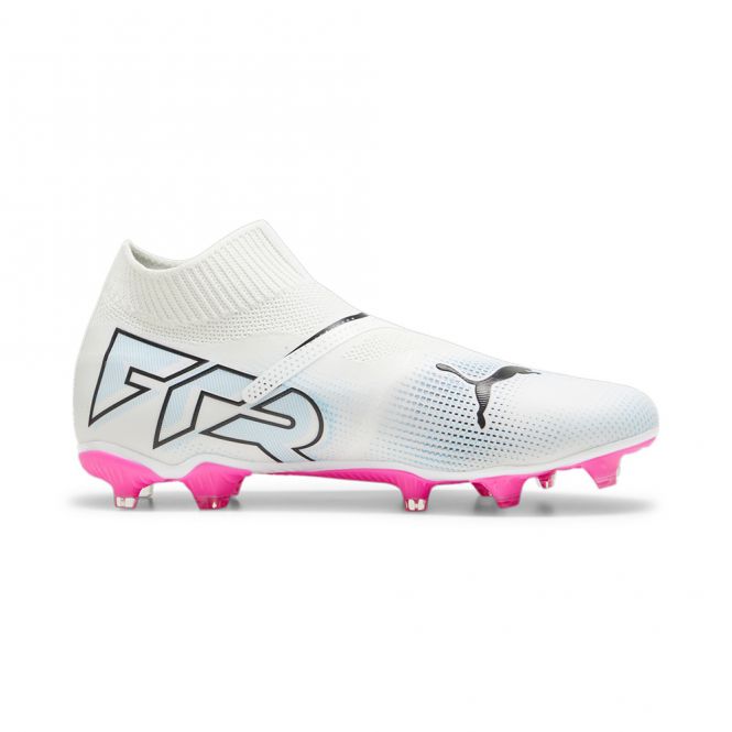Puma FUTURE 7 MATCH+ LL FG/AG Fussballschuh - white poison pink Puma FUTURE 7 MATCH+ LL FG/AG Fussballschuh - white poison pink
