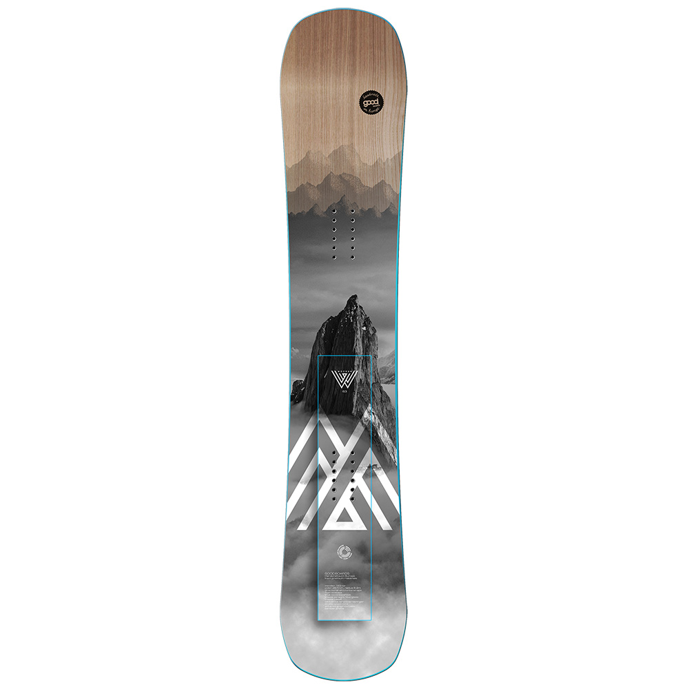 goodboards wooden All- Mountain Snowboard 2025
