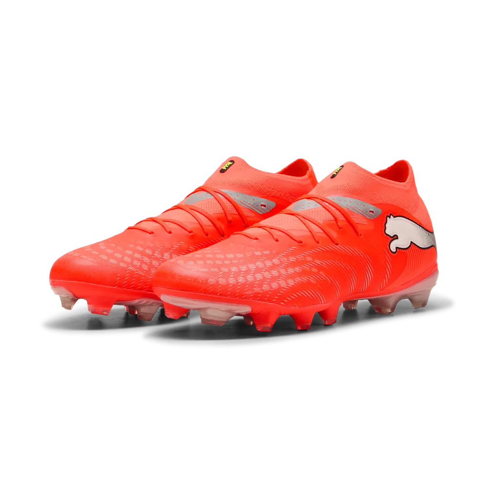 Puma FUTURE 9 PRO FG/AG Fußballschuhe – Glowing Red/White/Black/Sliver