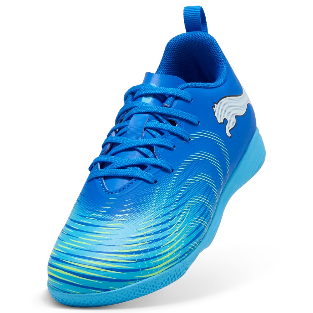 Puma FUTURE 9 PLAY IT Fußballschuhe Kinder – Ultra Blue / White / Luminous Blue / Black