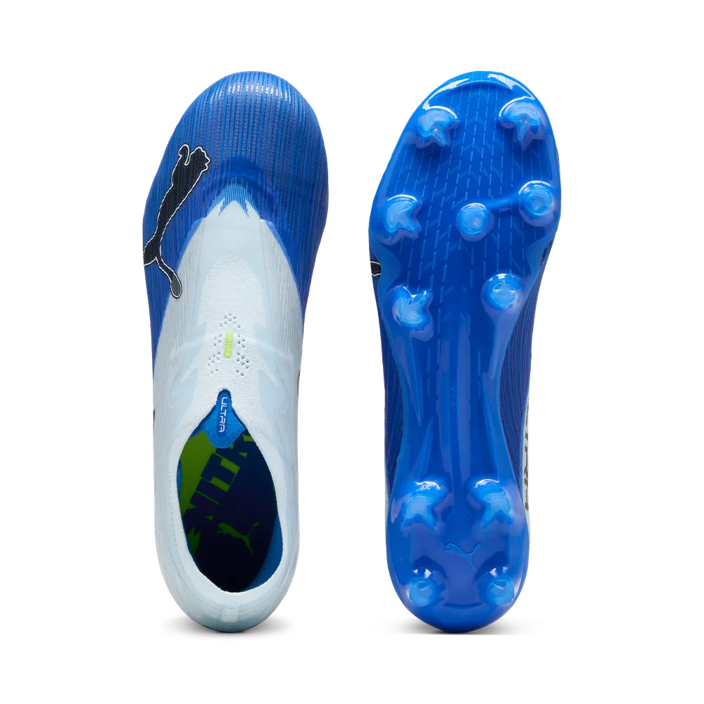 Puma ULTRA NITRO 7 MATCH LL FG/AG Unisex Fußballschuhe – Ultra Blue / Icy Blue / Black / Lime Squeeze