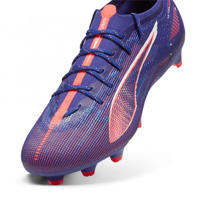 Puma ULTRA 5 PRO FG/AG Fussballschuh - Lapis Lazuli/White Sunset Glow