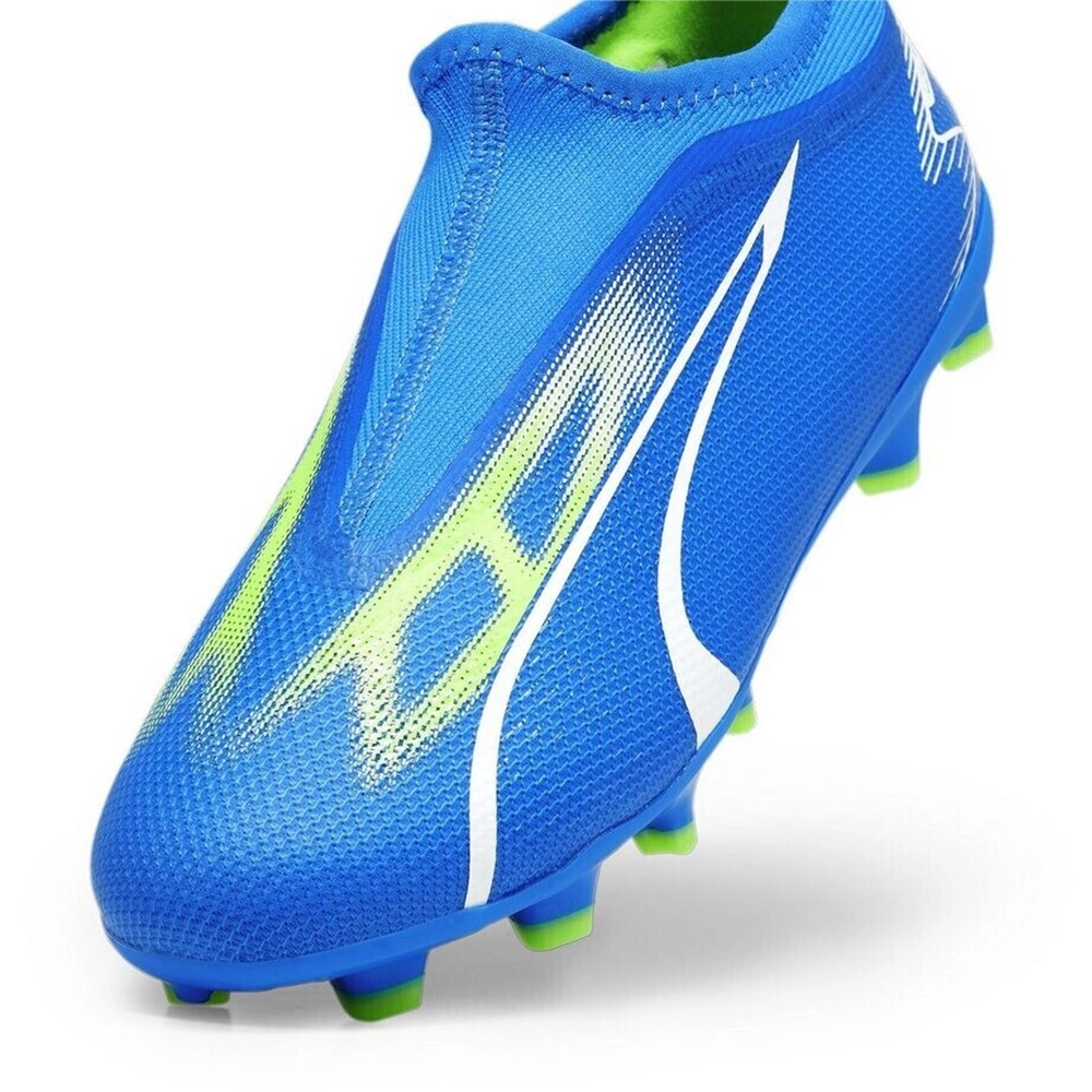 Puma ULTRA MATCH LL FG/AG JR Fussballschuh - ultra blue/white/pro green