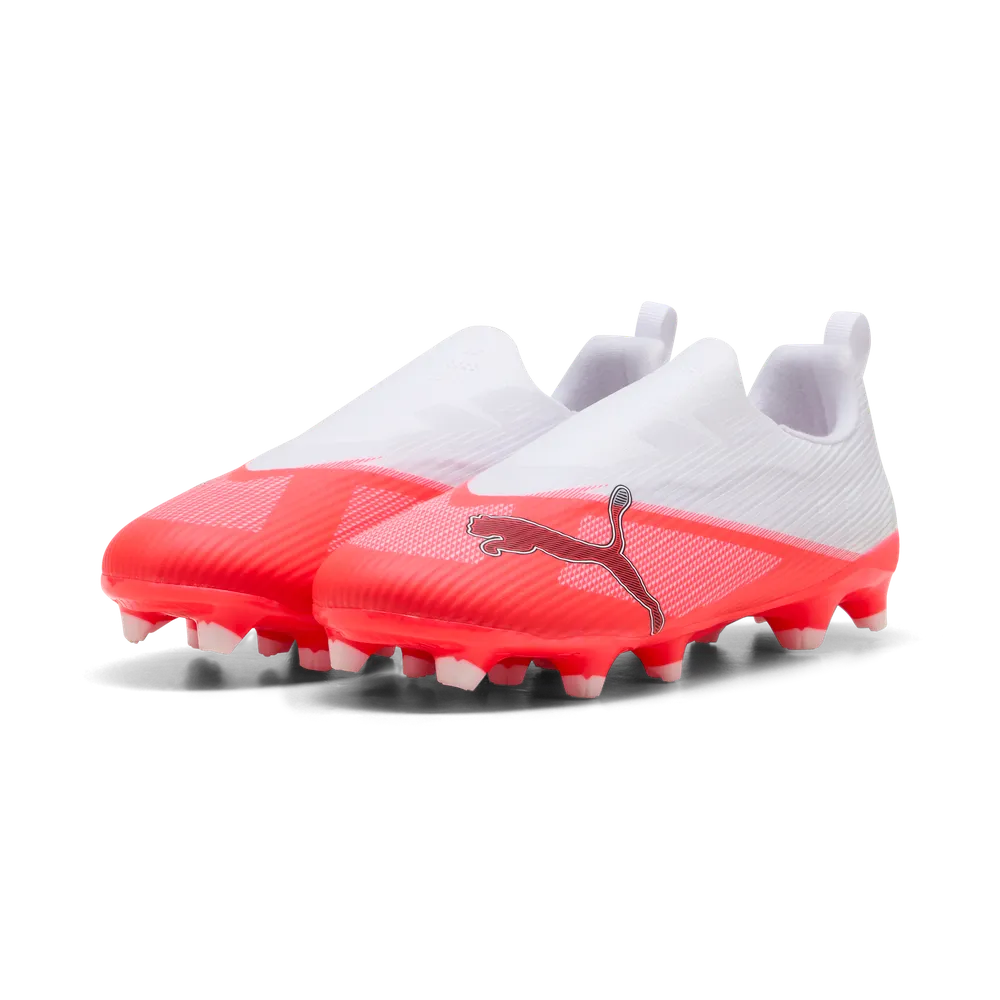 Puma ULTRA 7 MATCH LL FG/AG Fussballschuh Kinder - Ultra Red / Black / White